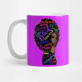 Black Queen Melanin African American Strong Black Woman Mug